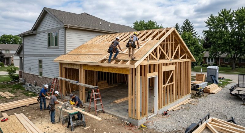 Attached Garage Construction in Naples, FL