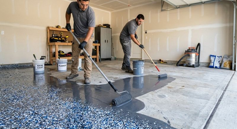 Basement Floor Epoxy Service in Charlotte, NC
