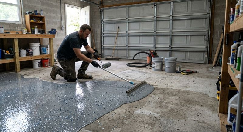 Garage Concrete Coating in Frederick, MD