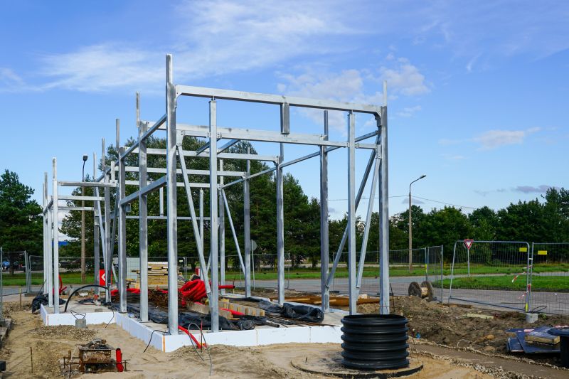 Constructed Garage Frame