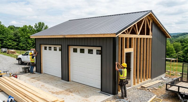 Garage Construction in North Charleston, SC
