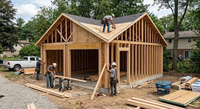 Garage Construction in South Houston, TX