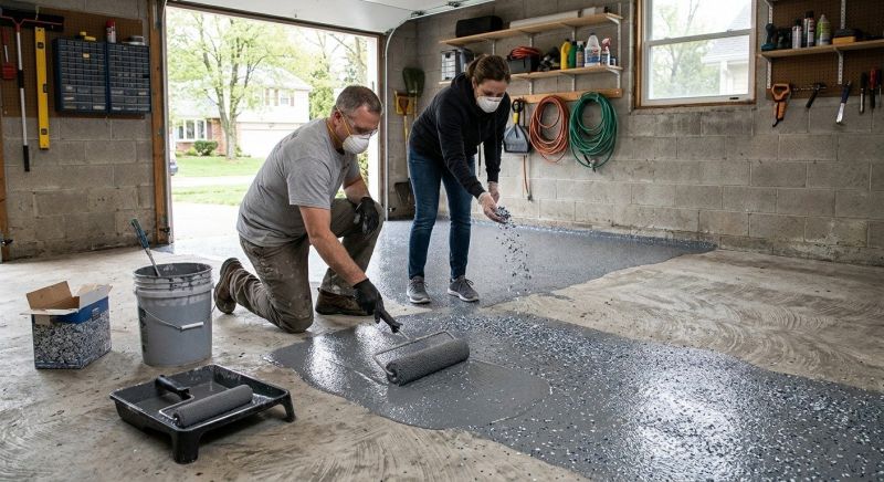Garage Floor Renovation in Greensboro, NC