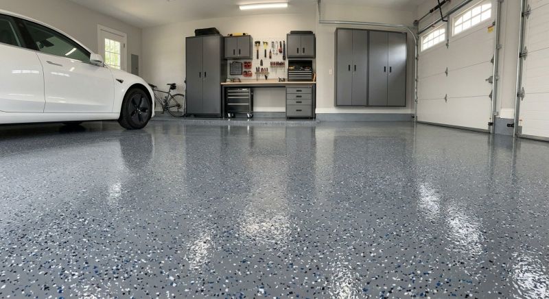 Garage Floor Staining in Raleigh, NC