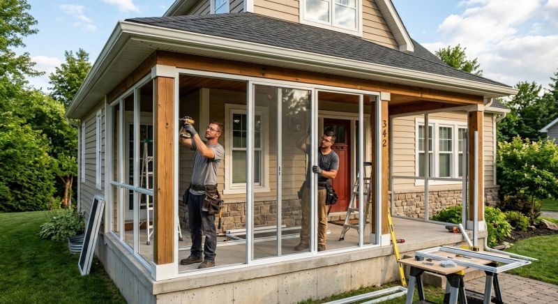 Lanai Enclosure Installation in Arvada, CO