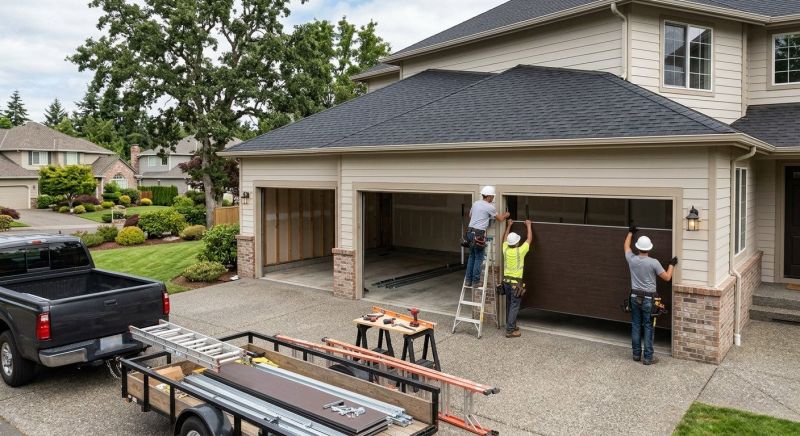 Wood Garage Installation in South Houston, TX