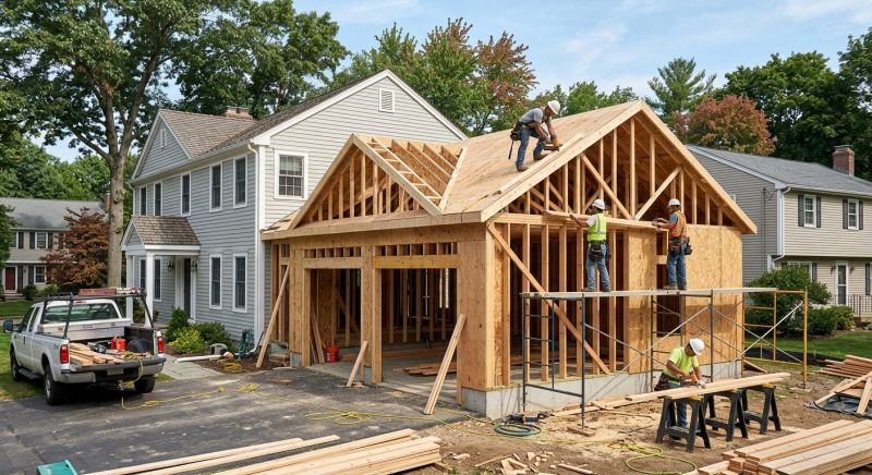 Attached Garage Construction in Summerville, SC